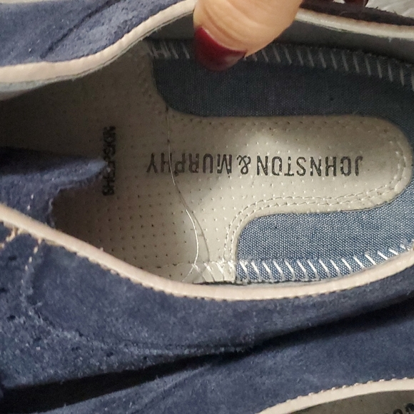 Johnston &Murphy size 12 navy - Picture 3 of 9